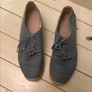 JOIE lace up espadrilles NWOT
